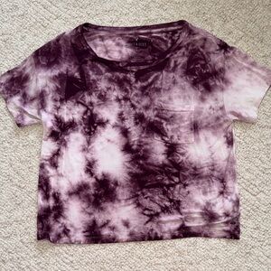 American Eagle Soft & Sexy Purple Tie-Dye T-Shirt